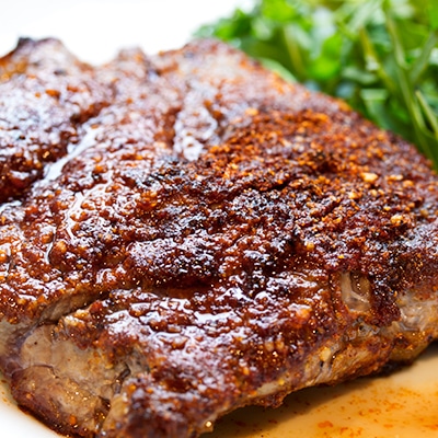 Rubbed Grilled Steak
