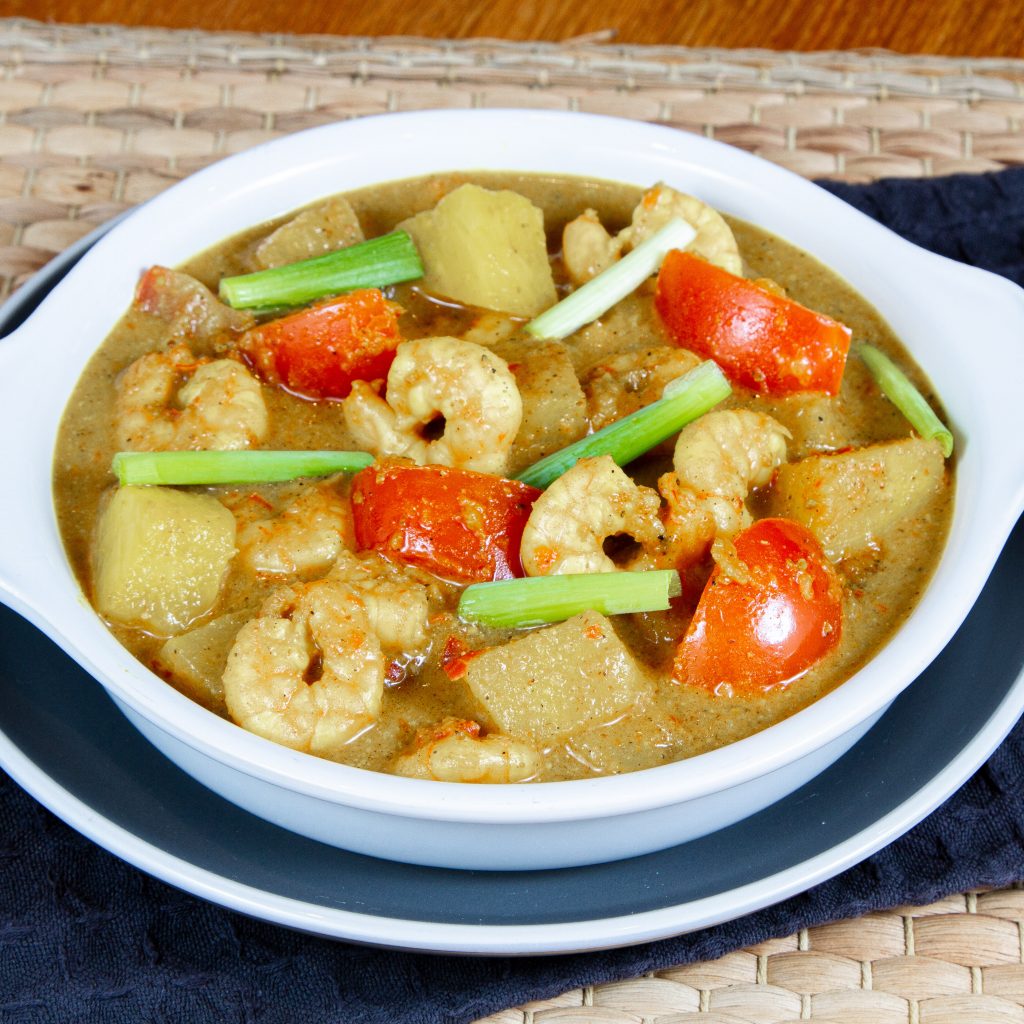 prawn and pineapple curry
